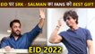 Shahrukh khan and Salman Khan Wave To Fans From Mannat And Galaxy Apartments