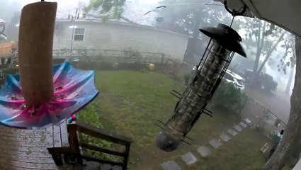 Hailstorm pelts the Carolinas