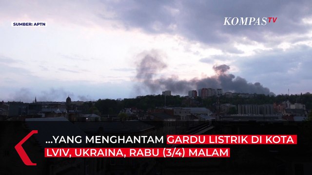Duarrr! Rudal Jelajah Rusia Hantam Kota Lviv di Ukraina, 2 Terluka dan 3 Gardu Listrik Rusak
