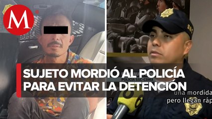 Emmanuel Urias es el policía que detuvo al agresor a un joven en una taquería