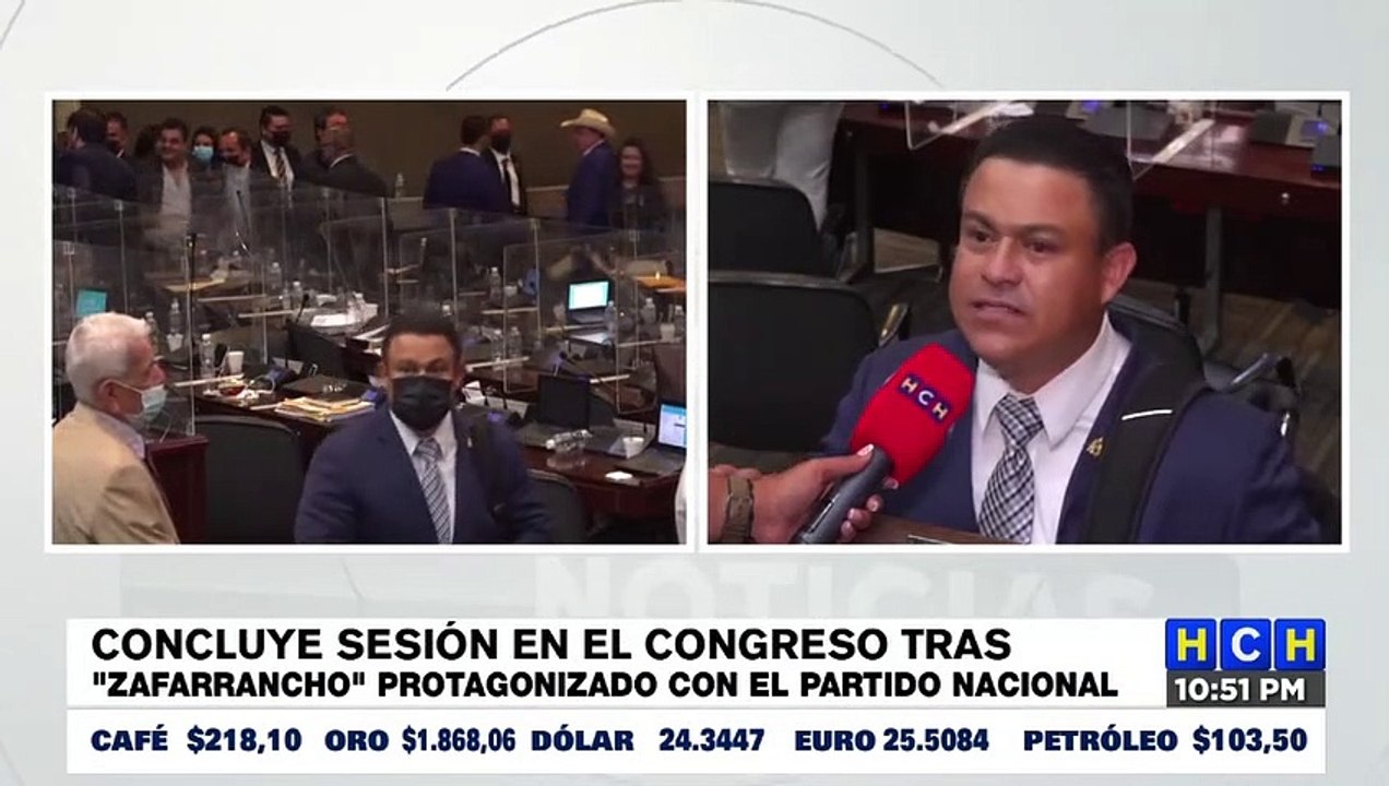 Diputado Nelson Marquez: "Bancada del PArtido Nacional ha dado un paso al frente y ha dicho YA BASTA"