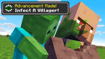 Minecraft Mobs if they had Advancements
