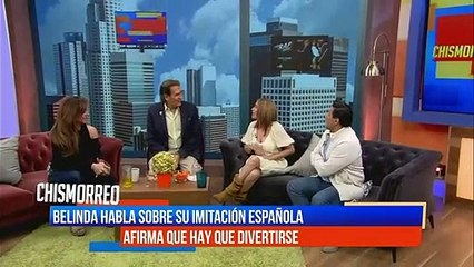 Belinda reacciona a su imitación española