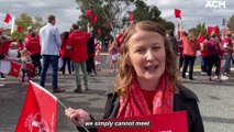 Wagga teachers protest workload, salaries and understaffing | May 4 2022 | Daily Advertiser