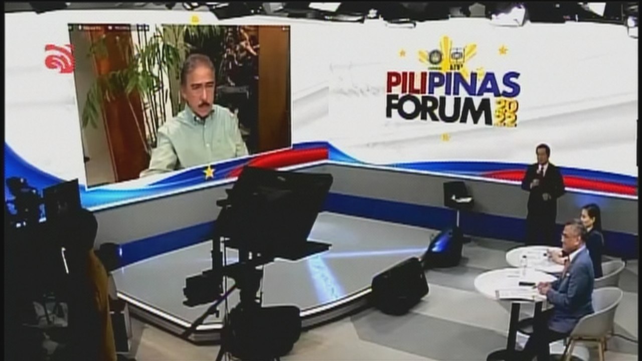 PiliPinas Forum 2022: VP candidate Tito Sotto
