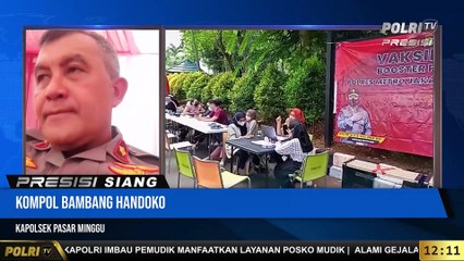 Live Dialog Kapolsek Pasar Minggu Terkait Gerai Vaksinasi Booster Taman Margasatwa Ragunan