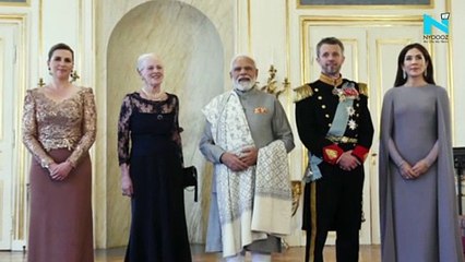 PM Modi meets Queen of Denmark Margrethe II at her palace