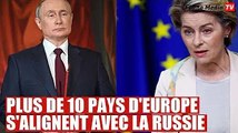 La Russie domine l'Europe : 10 pays européens s'alignent
