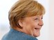 Überraschender Auftritt: Angela Merkel zeigt sich im Schloss Bellevue
