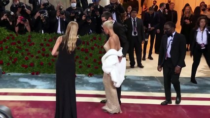 Kim Kardashian’s wears Marilyn Monroe's dress to the Met Gala to the dismay of fashion conservators