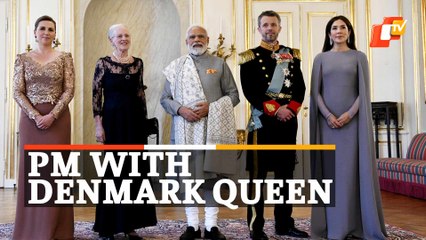 Watch: PM Modi Meets Queen Margrethe II In Denmark