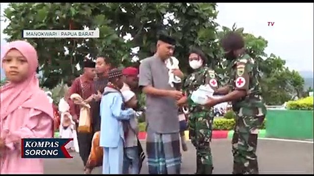 Pangdam XVIII/Kasuari Turut Merayakan Hari Raya Idul Fitri Bersama Prajurit Dan Keluarga Di Makodam