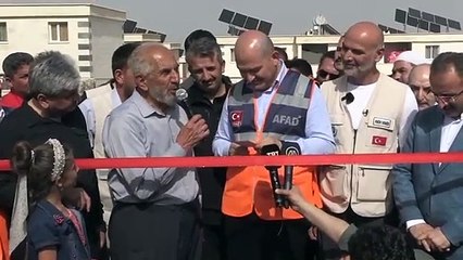 Yetim gülerse dünya güler! Bakan Soylu’dan İdlib’te önemli açılış
