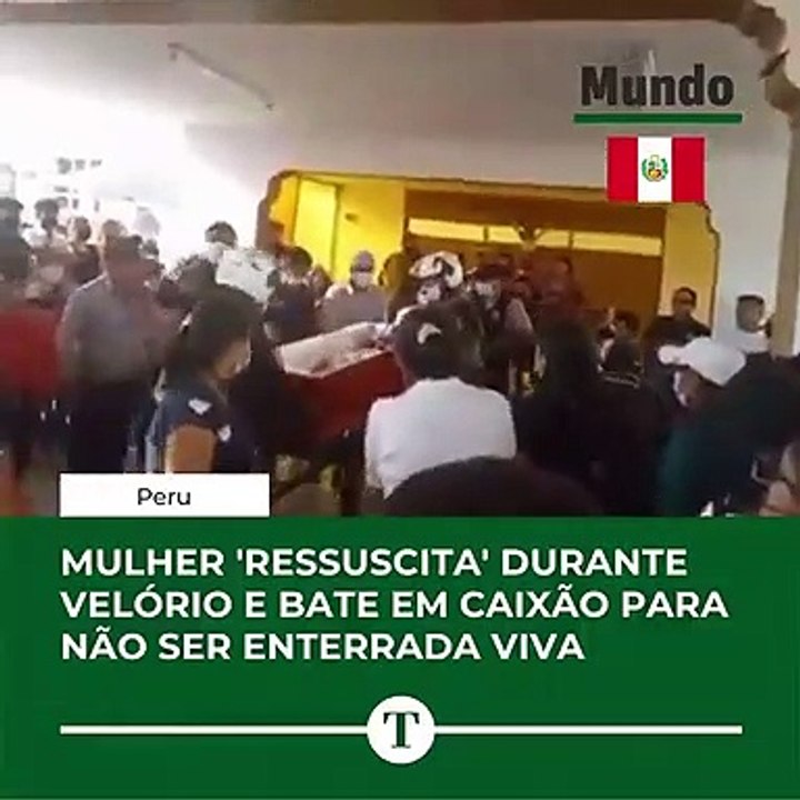 Una mujer golpea el ataúd, cuando iba a ser enterrada, para alertar a sus familiares de que sigue viva (VÍDEO)