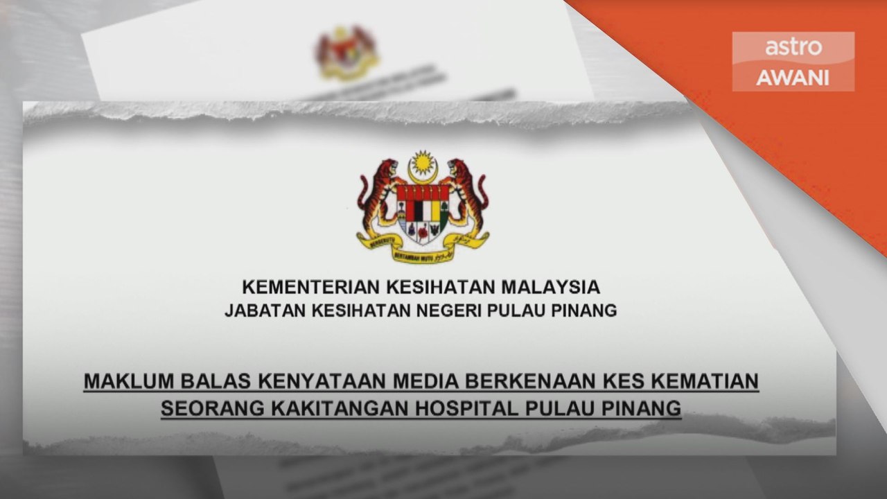 Kematian Doktor | JKNPP sahkan kematian pegawai perubatan siswazah
