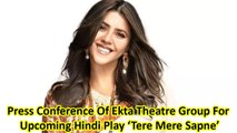 Press Conference Of Ekta Theatre Group For Upcoming Hindi Play ‘Tere Mere Sapne’ With Vindu Dara Singh & Aman Varma