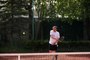 Kırgız Büyükelçi'den genç sporculara taş çıkartan tenis performansı