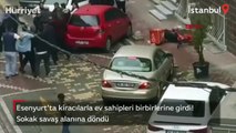 Esenyurt'ta kiracılarla ev sahipleri birbirlerine girdi! Sokak savaş alanına döndü