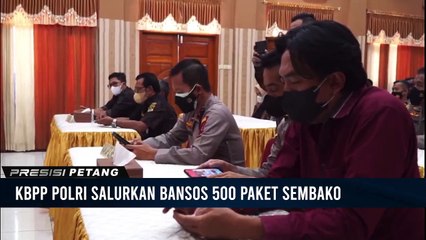 KBPP Polri Menyerahkan 500 Paket Sembako Kepada Keluarga Besar Polres Grobogan