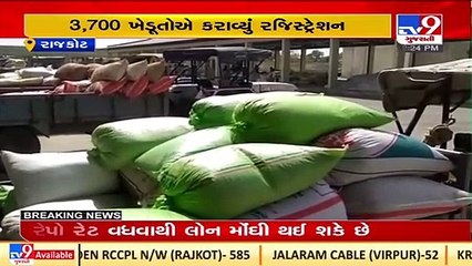 Rajkot_ MSP procurement of grams resumed in Dhoraji market yard_ TV9News