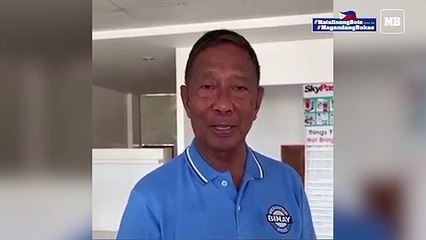 Former VP Jejomar Binay campaigns in Cabagan, Isabela
