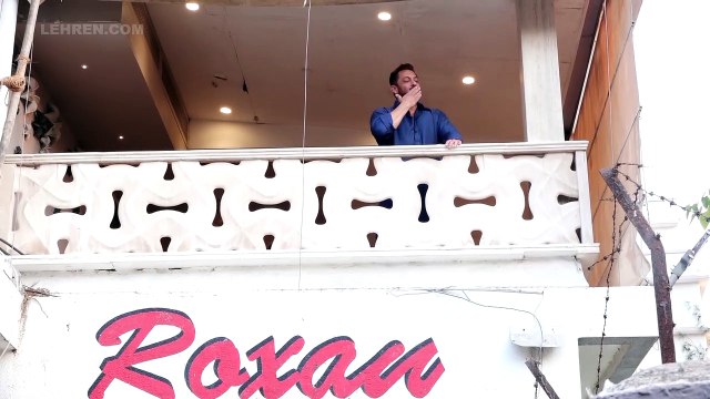 Salman Khan Waves At His Fans From His Balcony On Eid 2022