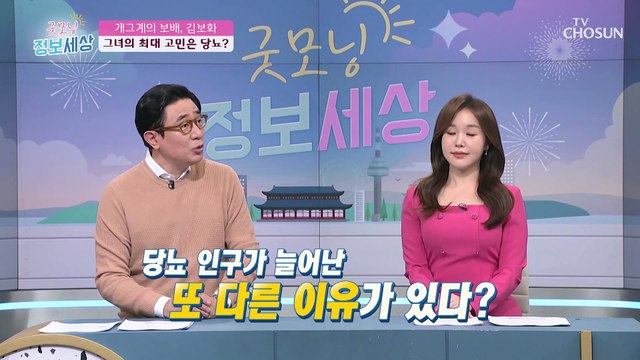 한국인의 1일 평균 당분 섭취량 72g=각설탕 24개 TV CHOSUN 220504 방송