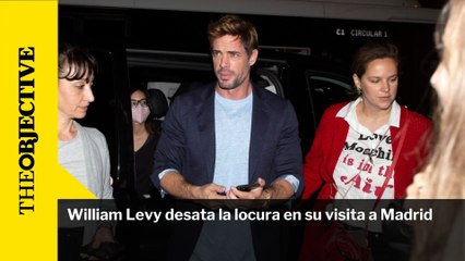 William Levy desata la locura en su visita a Madrid