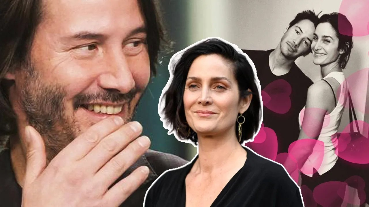 Carrie-Anne Moss admits she has a crush on Keanu Reeves but never thought of dating