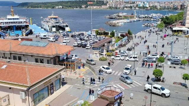 Çanakkale’de tatilcilerin dönüş yoğunluğu yaşanıyor