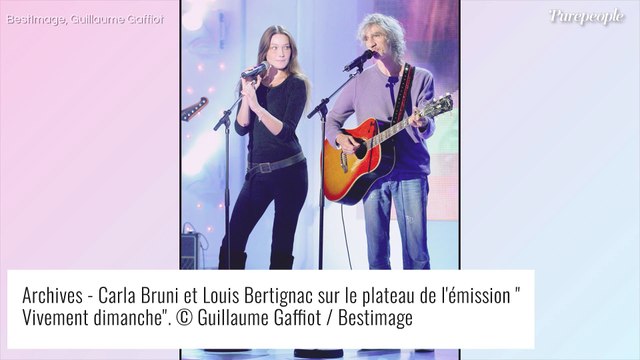 Louis Bertignac hébergé par son ex Carla Bruni et Nicolas Sarkozy après une rupture : J'étais au fond du trou
