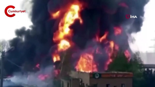 Ukrayna ordusu, Donetsk'teki petrol deposunu vurdu
