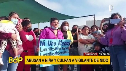 Chimbote: padres de familia acusan a vigilante de jardín de abusar a menor de tres años