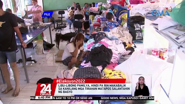 Libu-libong pamilya, hindi pa rin makabalik sa kanilang mga tirahan matapos salantahin ng bagyo | 24 Oras
