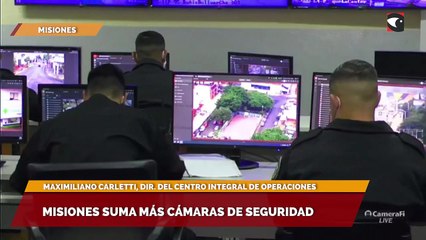 Misiones suma más cámaras de seguridad