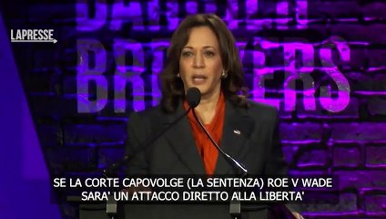 Kamala Harris: "Se la Corte annulla la sentenza sull'aborto sarà attacco alla libertà"