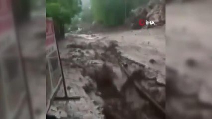 Son dakika haberleri: Kayseri'de aşırı yağış sel ve heyelana neden oldu