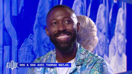 Thomas Ngijol dos à dos avec Catherine Ceylac - Clique - CANAL+