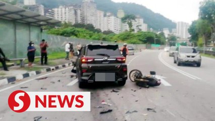 Man killed after motorcycle hits car at Paya Terubong