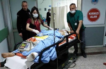 19 yaşındaki genç, uykunun etkisiyle 5. kattan düşerek ağır yaralandı