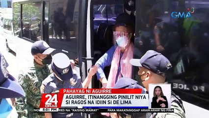 Aguirre, itinangging pinilit niya si Ragos na idiin si De Lima | 24 Oras