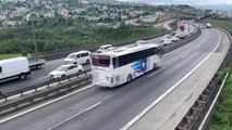 Bayram dönüşü trafik yoğunluğu devam ediyor