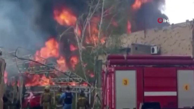 Ukrayna ordusu, Donetsk'teki petrol deposunu vurdu