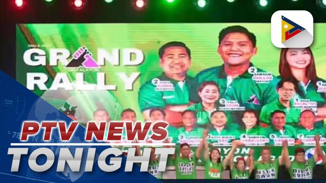 Cebu local candidates hold respective grand rallies in final stretch of campaign before election day