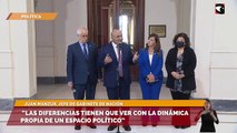 “Las diferencias tienen que ver con la dinámica propia de un espacio político”