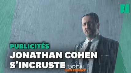 Avant "Le Flambeau", Jonathan Cohen s'incruste dans les pubs sur Canal+