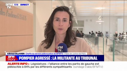 Pompier agressé le 1er mai: la suspecte de 38 ans devant le tribunal correctionnel