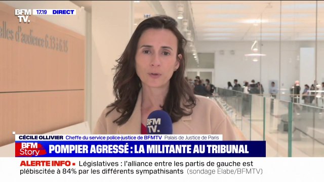 Pompier agressé le 1er mai: la suspecte de 38 ans devant le tribunal correctionnel