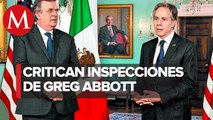 Contraatacan México y la Casa Blanca por bloqueos de Texas