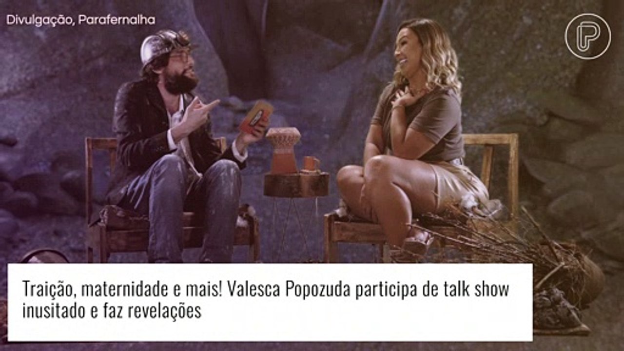 Traição, maternidade e mais! Valesca Popozuda participa de talk show inusitado e faz revelações